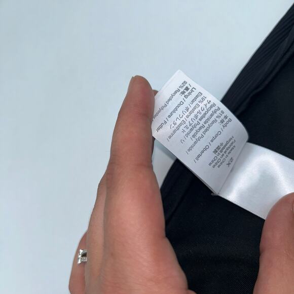 NWT J. Crew Black Ribbed High Rise Cheeky Bikini Swim Suit Bottom Size 2X - Picture 7 of 9